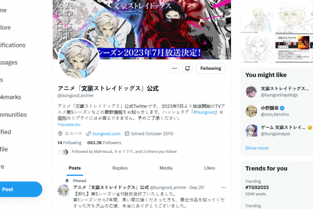 Anime Promotion in Social Media