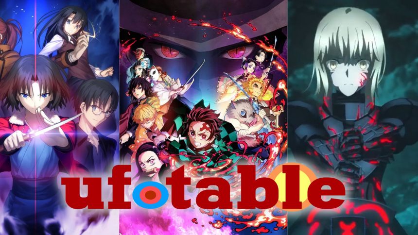 Anime made by Ufotable - Kara no Kyoukai, Demon Slayer, Fate/Stay Night