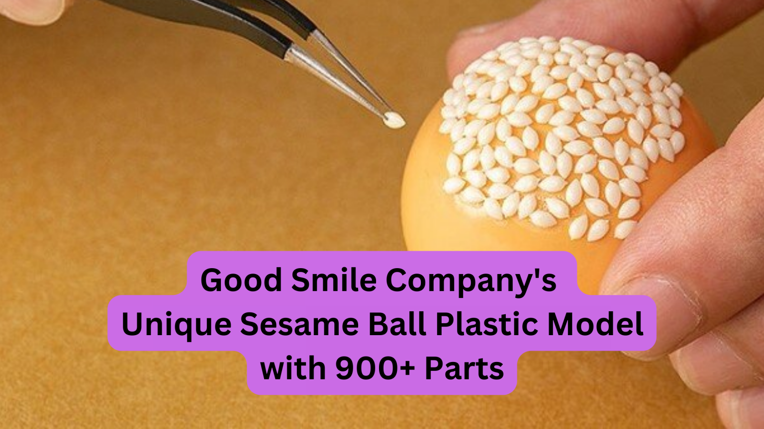 Good Smile Company's Unique Sesame Ball Plastic Model with 900+ Parts